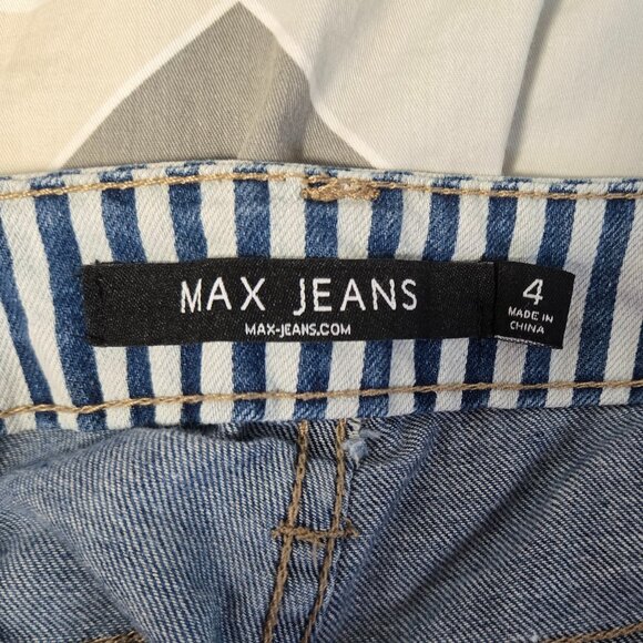 Vintage Max Jeans Striped Shorts - Picture 6 of 7